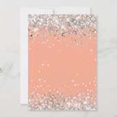 ピーチシルバー14thバースデーパーティー 招待状 (裏面)