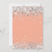 ピーチシルバー15thバースデーパーティー 招待状 (裏面)