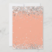 ピーチシルバー2nd誕生日パーティー 招待状 (裏面)