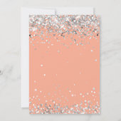 ピーチシルバー5thバースデーパーティー 招待状 (裏面)