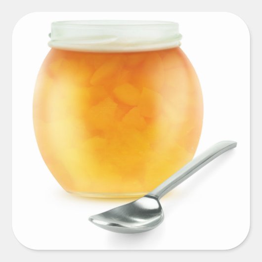 ピーチジャム スクエアシール (正面)