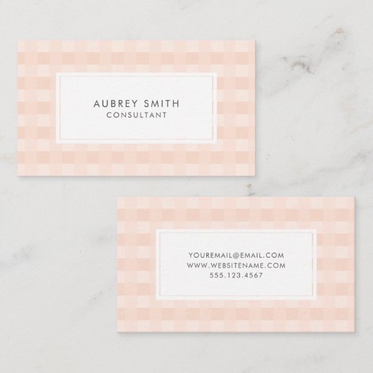 ピーチジンガムパターンプロフェッショナル 名刺 (正面/裏面)