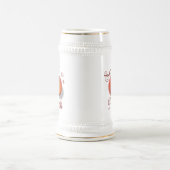 ピーチスタインマグ ビールジョッキ (中央)