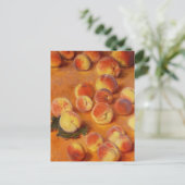 ピーチスティルライフクロードモネ ポストカード (スタンド正面)