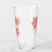 ピーチスノーフレーク タンブラーグラス (右)
