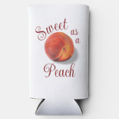 ピーチスリムクーラーボックス スリム缶クーラー (正面)