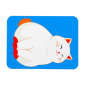 ピーチズ・ザ・スマイリングキャット マグネット (横)