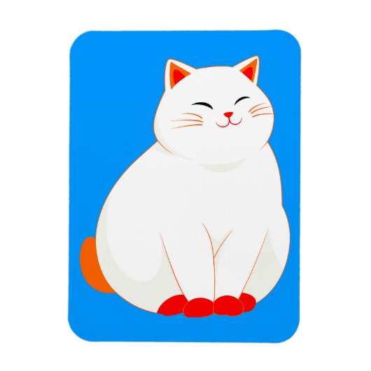 ピーチズ・ザ・スマイリングキャット マグネット (縦)