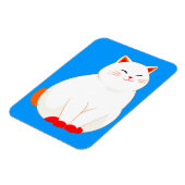 ピーチズ・ザ・スマイリングキャット マグネット (左側)