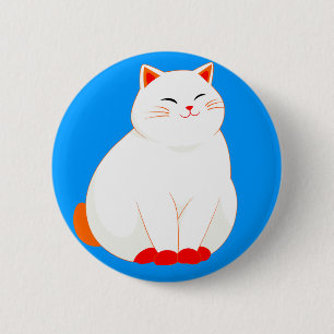 ピーチズ・ザ・スマイリングキャット 缶バッジ