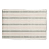 ピーチセージモダンミニマリストストライプボホ 枕カバー (裏面)