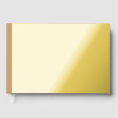 ピーチタンカラーブロック | ソフト結婚デザイン ゲストブック (正面)