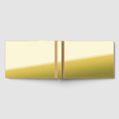 ピーチタンカラーブロック | ソフト結婚デザイン ゲストブック (全面)