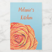 ピーチタンゲリンバラ フードラベル (シングルラベル)