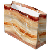 ピーチダスティクリームウェーブズ誕生日 ラージペーパーバッグ (裏面アングル)