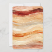 ピーチダスティクリームウェーブズ誕生日 招待状 (裏面)