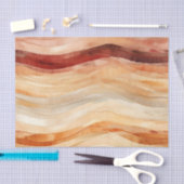 ピーチダスティクリームウェーブズ誕生日 薄葉紙 (クラフト)