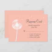 ピーチダンデロンRSVP 出欠カード (正面/裏面)