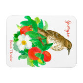 ピーチチェロキーバラバードウォーターの色 マグネット (横)