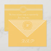 ピーチチブロンRSVP 出欠カード (正面/裏面)