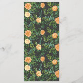 ピーチチャコールグレーピーニーバラ結婚ズメニュー メニュー (裏面)