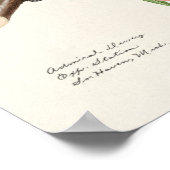 ピーチツイーク（プルーヌスペシカ）フルーツ絵画ズ ポスター (角)