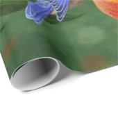 ピーチツリーと西ブルーバード ラッピングペーパー (ロールコーナー)