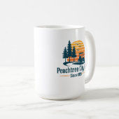 ピーチツリーシティヴィンテージゴルフカート日没1959 コーヒーマグカップ (正面右)