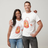 ピーチティーバッグ Tシャツ (ユニセックス)