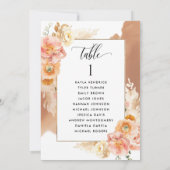 ピーチテラコッタシーティングプランカード（ゲスト名あり） (裏面)