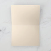 ピーチテラコッタバラカソリッ結婚クス サンキューカード (内部)