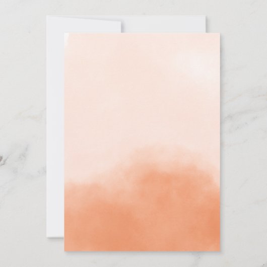 ピーチデライトウォーター庭園の結婚式 招待状 (裏面)