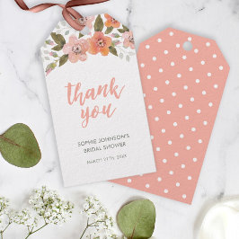 ピーチデリケートフローラありがとうイベント ギフトタグ