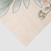 ピーチトーンウォーターカラーガーデンフラワーデコップページ 薄葉紙 (詳細)