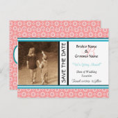 ピーチドット日付ポストカードテンプレートの保存 案内ポストカード (正面/裏面)