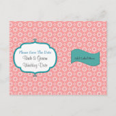 ピーチドット日付ポストカードテンプレートの保存 案内ポストカード (裏面)