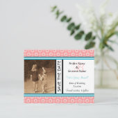 ピーチドット日付ポストカードテンプレートの保存 案内ポストカード (スタンド正面)