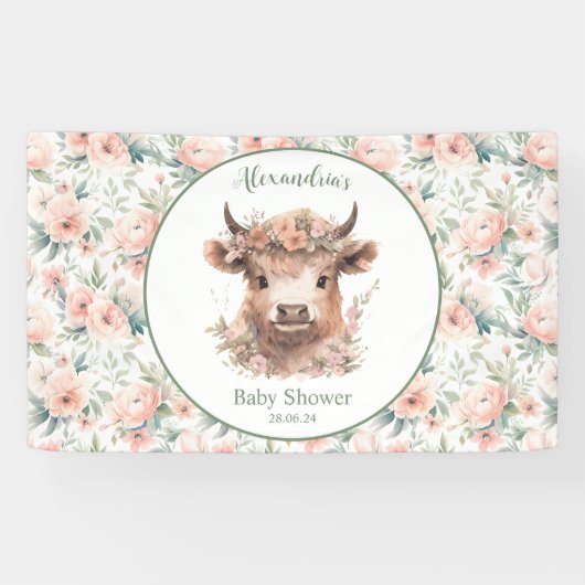 ピーチハイランドカウバナー 横断幕 (横)