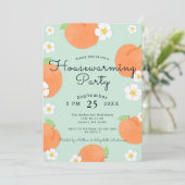 ピーチハウスウォーミングパーティの招待状 招待状 (スタンド正面)