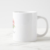 ピーチバラの香水瓶 ジャンボコーヒーマグカップ (右)