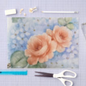 ピーチバラウォーターカラーティッシュペーパー 薄葉紙 (クラフト)