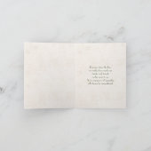 ピーチバラオンウッド悔やみや弔慰サンキューカード カード (内部)