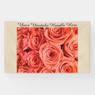 ピーチバラズバックドロップYoutube Selfies 横断幕