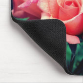 ピーチバラトリオフラワー マウスパッド (コーナー)