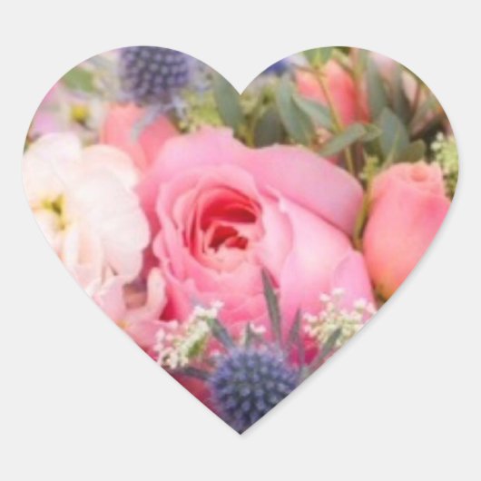 ピーチバラハートシール ハートシール (正面)