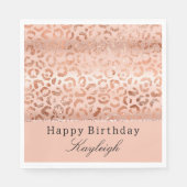 ピーチバラヒョウ スタンダードランチョンナプキン (正面)