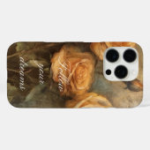 ピーチバラフローラロマンチック Case-Mate iPhoneケース (裏面 (横))