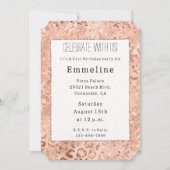 ピーチバラレオパードグリッツ 招待状 (正面)