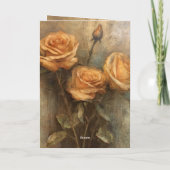 ピーチバラロマン結婚チーズフローラ カード (裏面)