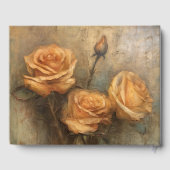 ピーチバラロマン結婚チーズフローラ ゲストブック (裏面)